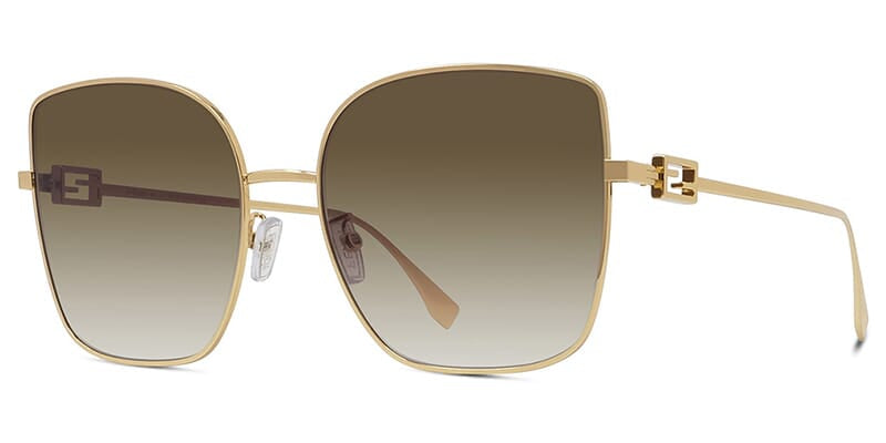 Fendi rose gold store sunglasses