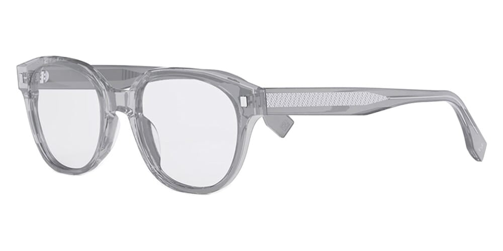 FENDI FE50029I 020 Grey Crystal Square Glasses - US