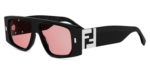 Fendi FF Squared FE40214U 01Y Sunglasses