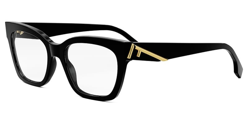 Fendi First FE50073I 001 Cat Eye Glasses