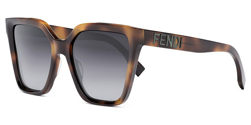 Fendi Lettering FE40086I 53B Sunglasses