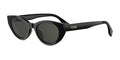 Fendi Lettering FE40209I 01A Sunglasses