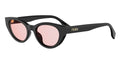 Fendi Lettering FE40209I 01Y Sunglasses
