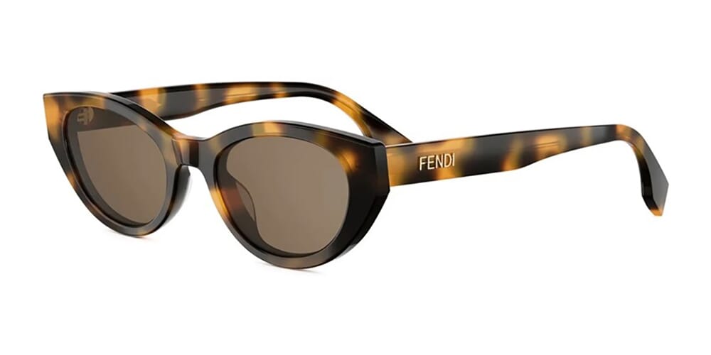 Fendi Lettering FE40209I 52E Sunglasses