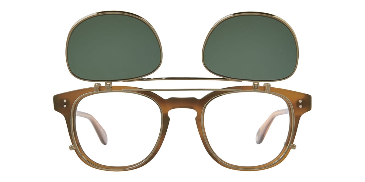 Garrett Leight Langley Clip 5156 G/EM Flip-Up Clip On Clip-On