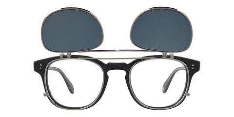 Garrett Leight Langley Clip 5156 SV/H20 Flip-Up Clip On Clip-On