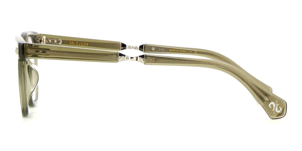 Garrett Leight Mr. Leight Dean C ML1033 HUN-PLT Glasses