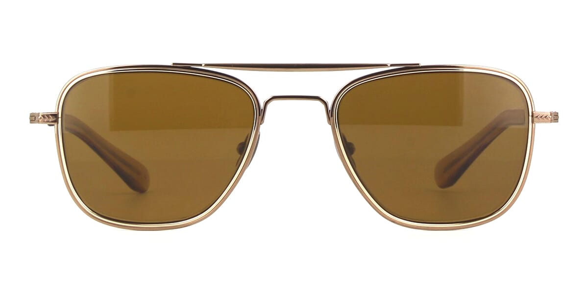 Garrett Leight Mr. Leight Navigator S ML4034 BZ-12KG-AM/MOJBRN PLR Polarised Sunglasses