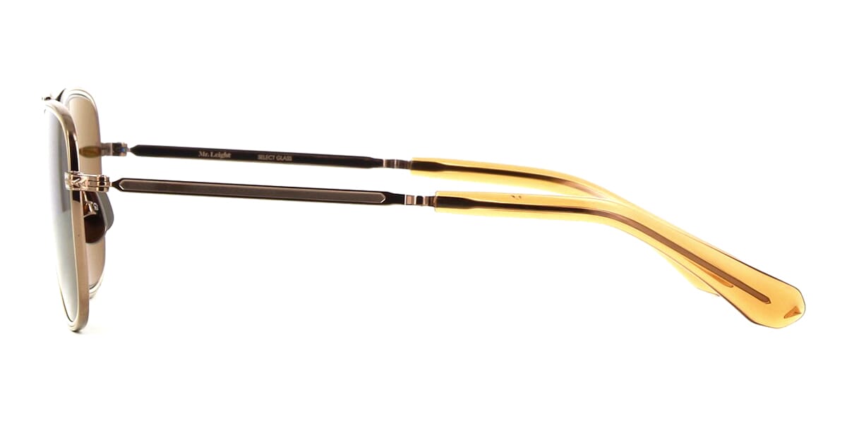 Garrett Leight Mr. Leight Navigator S ML4034 BZ-12KG-AM/MOJBRN PLR Polarised Sunglasses