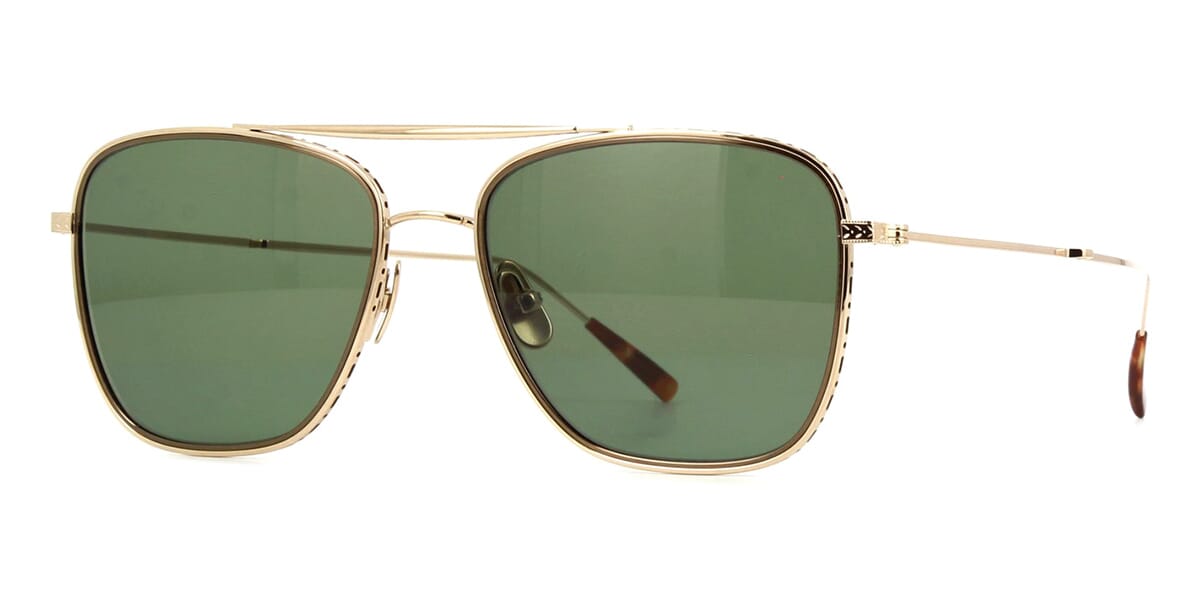 Garrett Leight Mr. Leight Novarro S ML4024 12KG-MPL/GRN Limited Edition Sunglasses