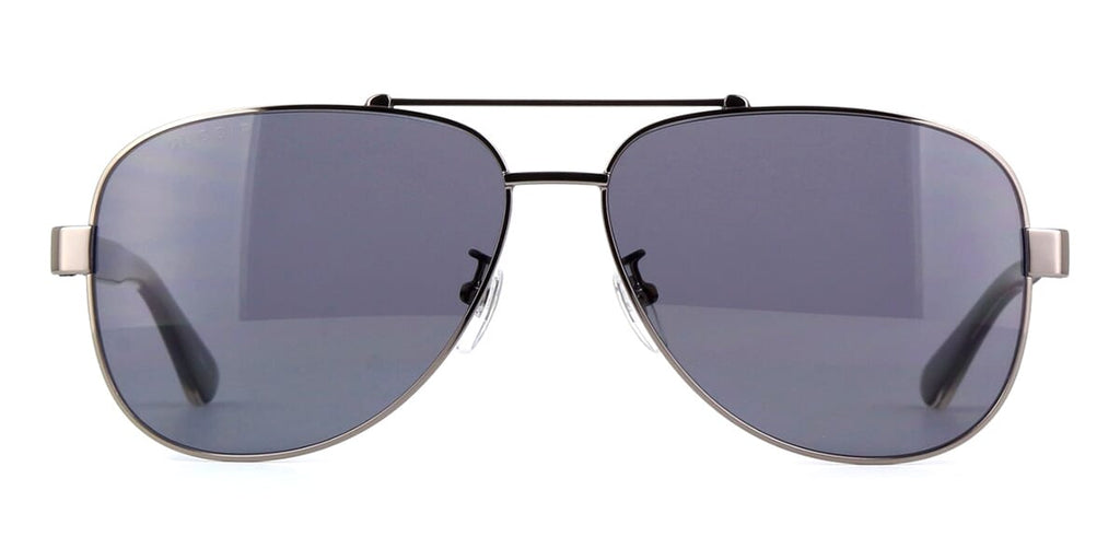 GUCCI リムレス Amazon | Gucci GG 0828O 001 ブラックメタル セミリムレスメガネ 54mm
