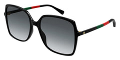 Gucci GG0544S Black Square Sunglasses Lens Size 57mm NWT GG0544S 001 Acetate Black by Gucci Eyewear - Sabina main image 2
