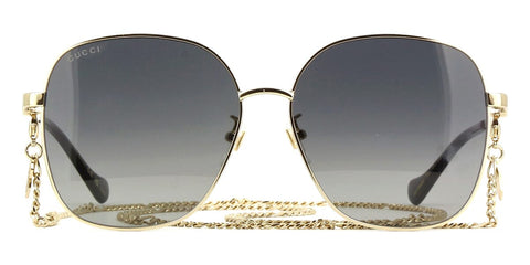 Gucci GG1089SA 001 with Detachable Chain Sunglasses