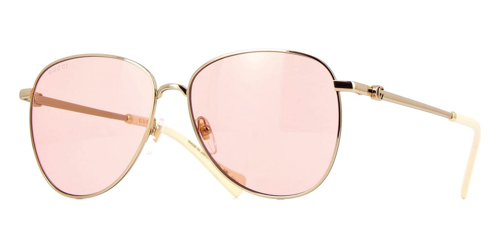 Gucci pink aviator sunglasses hotsell