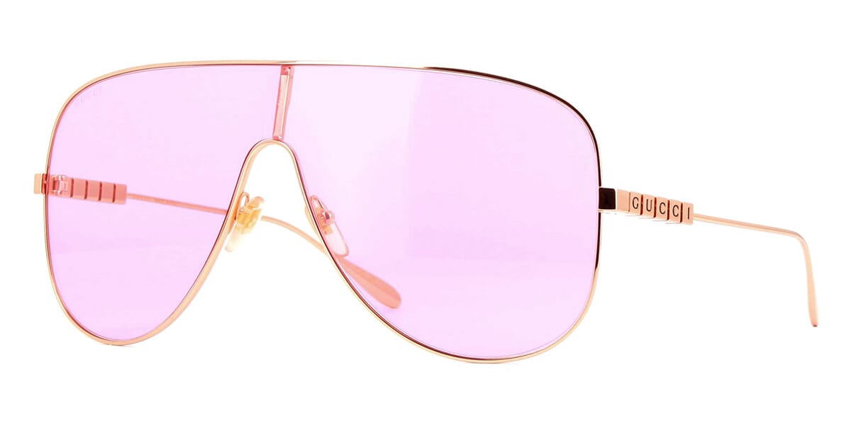 Gucci GG1436S 004 Pink Lens Sunglasses - Main Image
