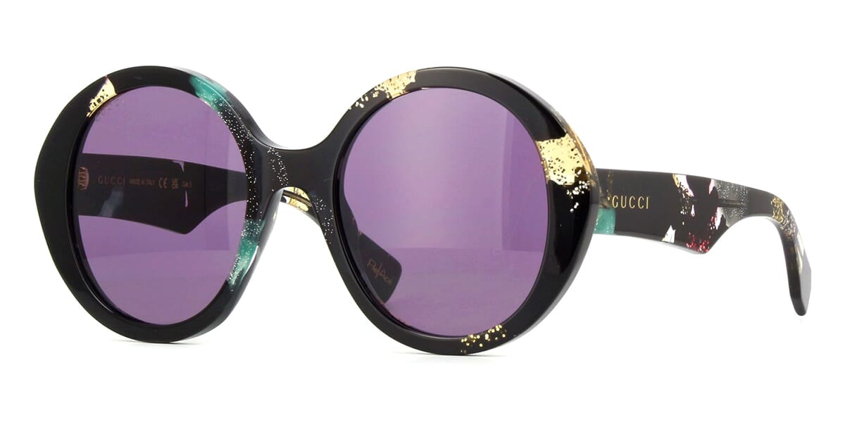 Gucci gold fashion glitter glasses