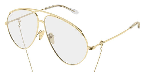 Gucci GG1654S 010 with Detachable Chain Sunglasses