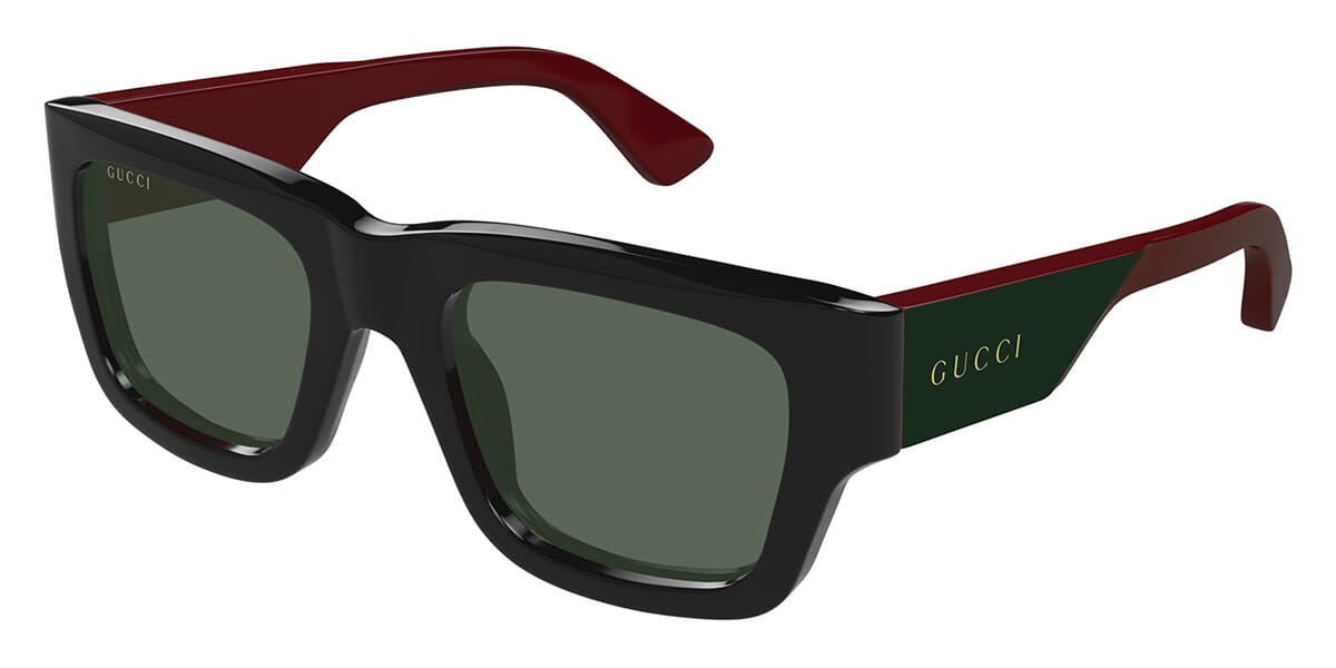 Gucci GG1668S Sunglasses 003 Black 52mm