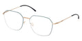 ic! Berlin Ada Rose Gold Aqua Circle Glasses
