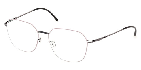 ic! Berlin Ada Shiny Aubergine and Mauve Circle Glasses