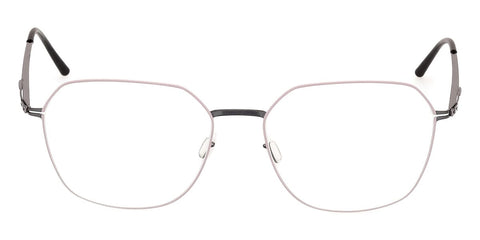 ic! Berlin Ada Shiny Aubergine and Mauve Circle Glasses
