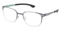 ic! Berlin Alfie Shiny Aubergine and Malachite Green Glasses