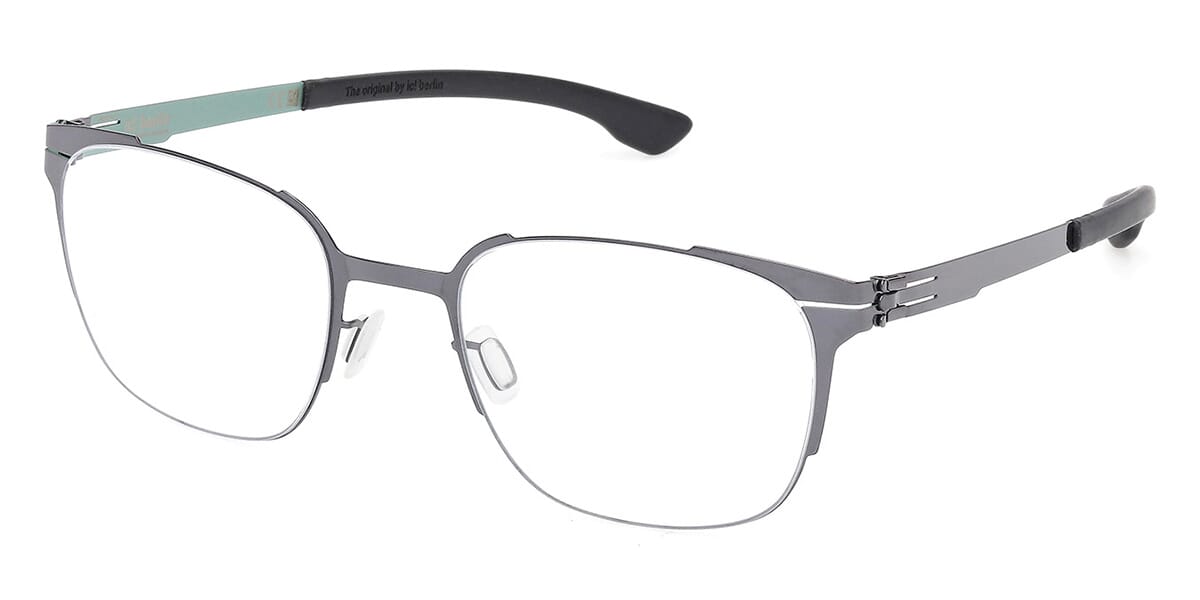 ic! Berlin Alfie Shiny Aubergine and Malachite Green Glasses