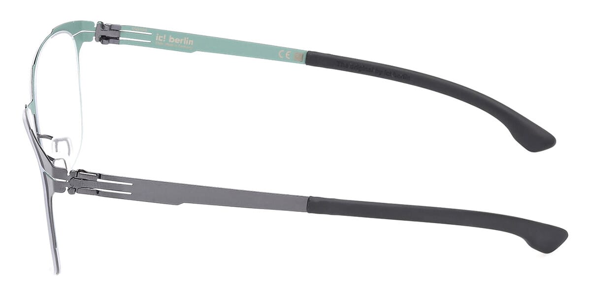 ic! Berlin Alfie Shiny Aubergine and Malachite Green Glasses