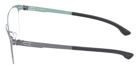 ic! Berlin Alfie Shiny Aubergine and Malachite Green Glasses