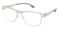 ic! Berlin Bert Chrome Grey Glasses