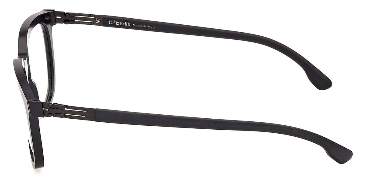 ic! Berlin Drew Rough Black Glasses