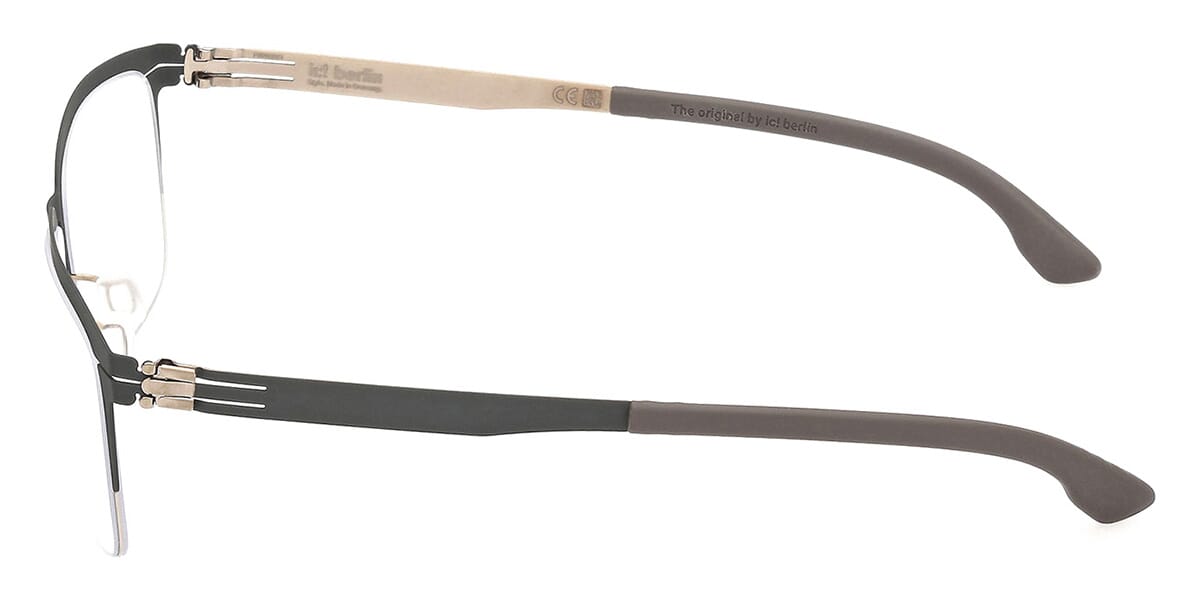 ic! Berlin Emmett Shiny Bronze with Racing Green Pop Glasses