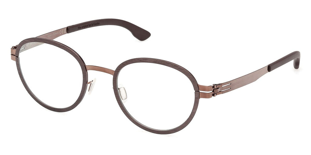 ic! Berlin Gallium Teak with Shiny Copper Glasses