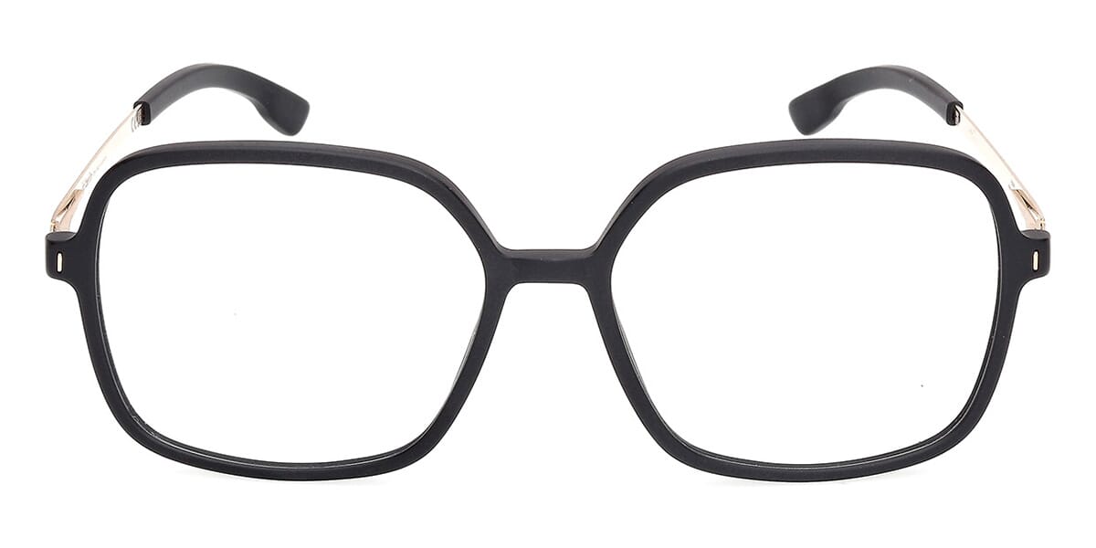 ic! Berlin Hazel Matte Black with Rose Gold Glasses
