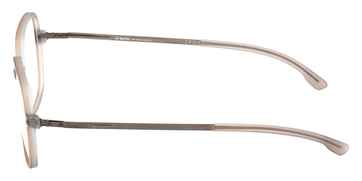 ic! Berlin Hazel Cloudy Brown with Matte Graphite Glasses