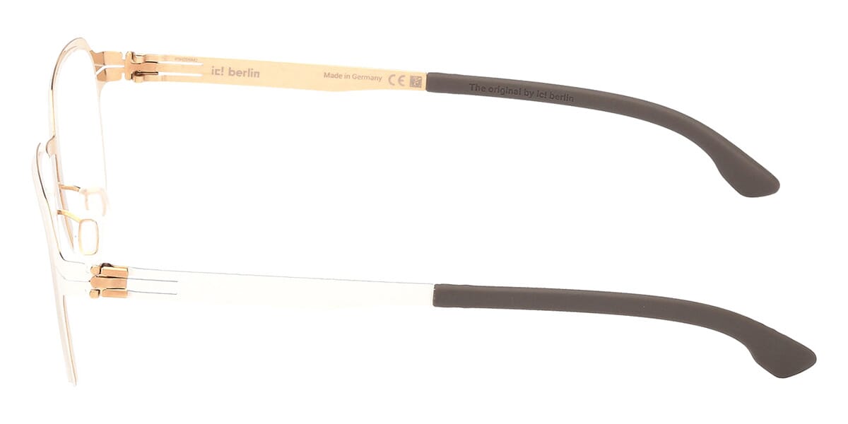 ic! Berlin Inko Striped Grey Glasses