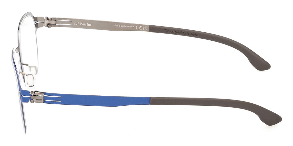 ic! Berlin Inko Mondrian Blue with Shiny Graphite Glasses