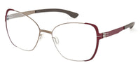 ic! berlin Irine Dark Magenta Sides with Bronze
