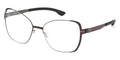 ic! Berlin Irine Bordeaux Sides with Gunmetal Glasses