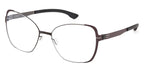 ic! Berlin Irine Bordeaux Sides with Gunmetal Glasses