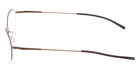 ic! Berlin Isa Shiny Copper Kidney Bean Circle Glasses