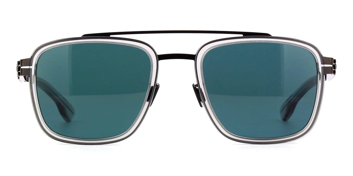 ic! berlin Jacob Gunmetal and Sky Grey with Atlantis Sunglasses