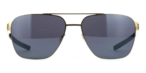 Ic! berlin Jonathan I Large Rose Gold Sunglasses