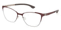 ic! Berlin Kara Kidney Bean with Shiny Bronze Glasses