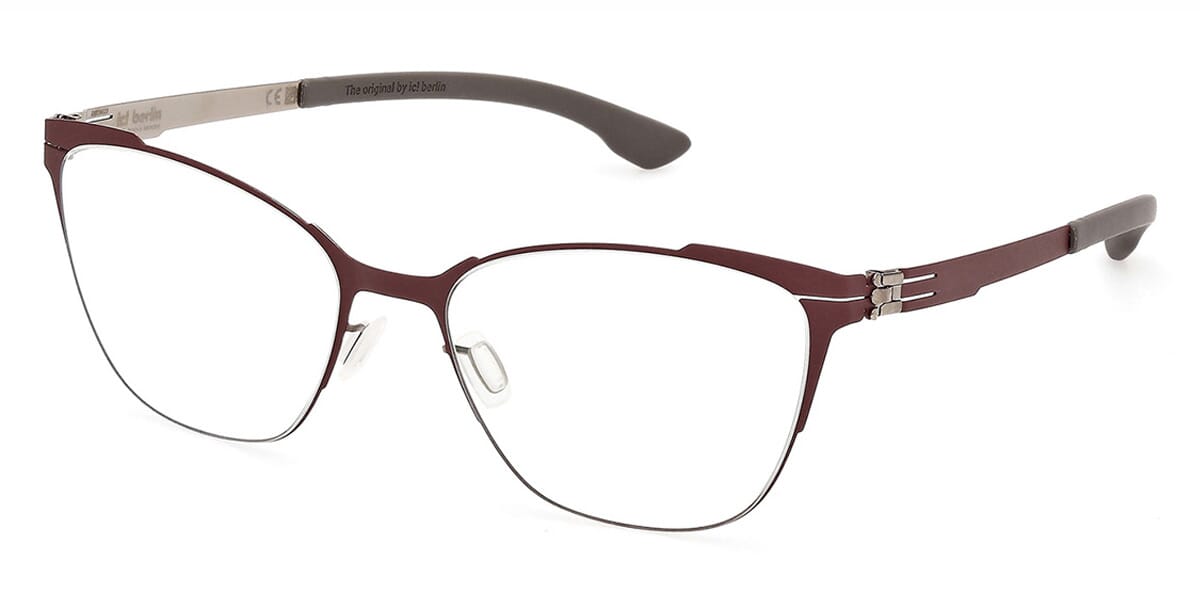 ic! Berlin Kara Kidney Bean with Shiny Bronze Glasses
