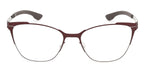 ic! Berlin Kara Kidney Bean with Shiny Bronze Glasses