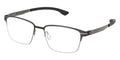 ic! Berlin Kenny Gunmetal Glasses