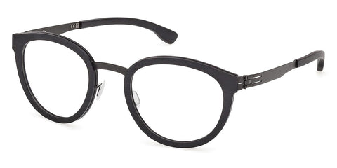 ic! Berlin Larry Rough Black Glasses