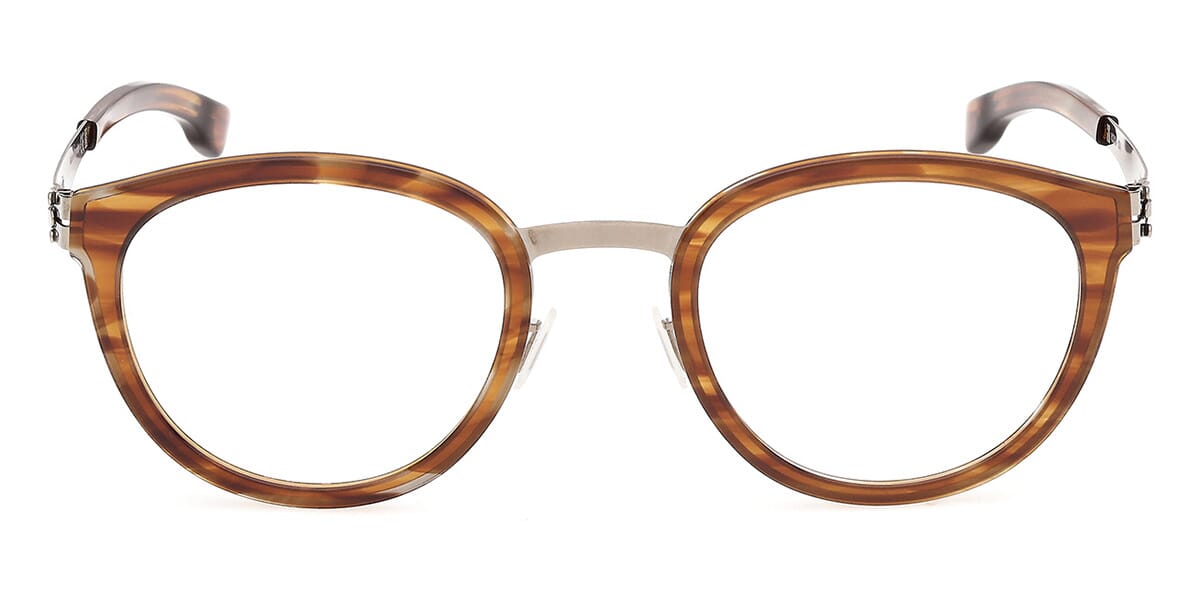 ic! Berlin Larry Shiny Bronze Amber Brown Glasses