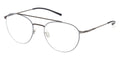 ic! Berlin Lev Graphite and Taubenblau Circle Glasses